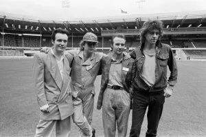 Musicians Prints: Bob Geldof for the Band Aid Trust announces the most ambitious venture in the history of