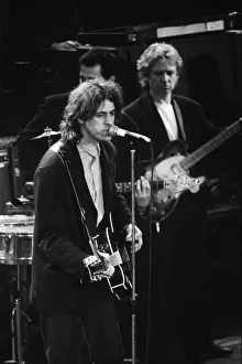 01066 Prints: Bob Geldof performing at the Stand by Me: AIDS Day Benefit concert at Wembley Arena