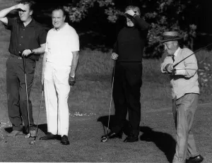Swing Prints: Bob Hope and friends playing golf at Moor Park Golf Course 1967