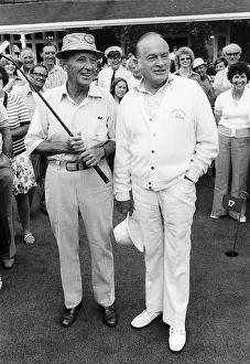 Bob Hope Veteran Comedy Actor with fellow star Bing Crosby for a game of golf