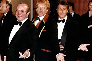 Bob hoskins ACtor with Co-Actors Robin Williams and Dustin Hoffman from the Film