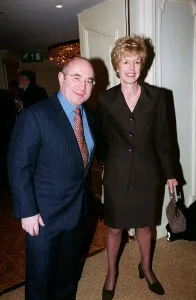 Bob Hoskins Actor December 98 At the Variety Club Luncheon in London with his wife