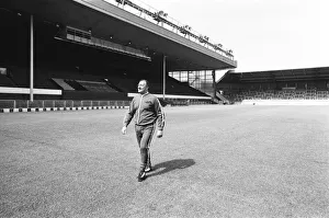 00539 Prints: Bob Paisley at Anfield after taking over as Liverpool manager following the resignation