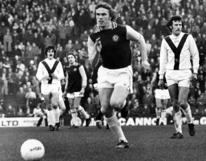 Bobby Campbell, Aston Villa Football Player in action, December 1975