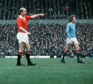 Bobby Charlton 1972 Manchester United v Manchester City