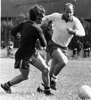 Bobby Charlton 1975 charity football match Rossendale Lancashire