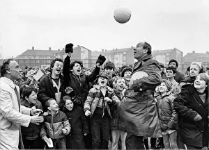 Bobby Charlton. (ex footballer for Manchester United and England