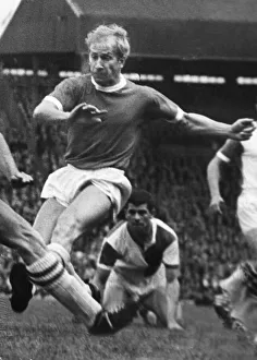 Bobby Charlton for Manchester United (centre) Picture taken during Manchester