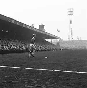 Bobby Charlton, pictured during the Bolton Wanderers verses Manchester United match