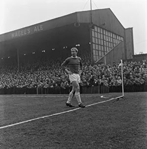 Bobby Charlton, pictured during the Bolton Wanderers verses Manchester United match
