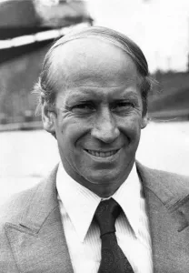 Bobby Charlton, pictured when he was manager of Preston North End Football Club