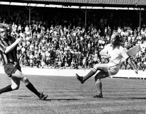 Bobby Charlton Preston North End player manager first game PNE Plymouth football