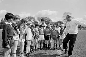 Fitness Prints: Bobby Charlton, (right) ex football player for Manchester United