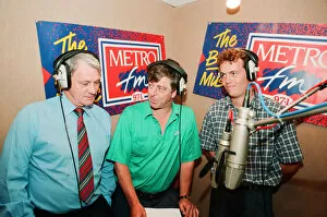 Images Dated 1st July 1994: Bobby Robson, FC Porto Manager, 1994 to 1996, is interviewed by Metro Radio, Newcastle