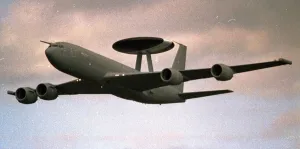 Usaf Prints: A Boeing E3 Sentry AWAC Airborne Early Warning Radar Aircraft E