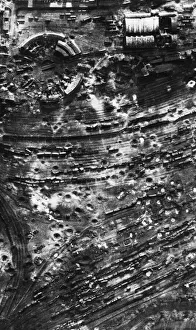 Bomb damage to the Amiens rail yards. (Picture) Section of the Amiens yards