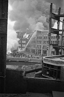 Bomb damage, Brown Brothers, Great Eastern Street, London, 26th July 1944