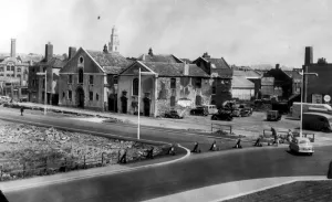 01004 Prints: Bombsites in Bristol, Penn Street, cleared following the war 1957