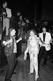 Bonnie Langford and guest at the opening of The London Hippodrome nightclub