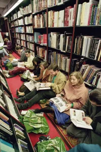Former Prints: Book signing of Margaret Thatchers memoir The Downing Street years
