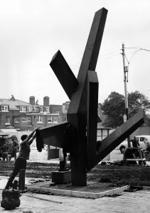 Bootles £2000 coat hanger, or how to make the abstract functional. This 20ft