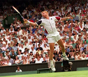BORIS BECKER V CARBONELL WIMBLEDON TENNIS CHAMPIONSHIPS 1996 28 / 06 / 1996
