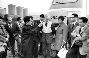 Curiosity Prints: Bosses from British Rail set out to show the super-efficient Japanese that the North East