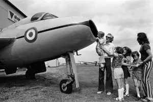 A Boulton Paul P. 111 on display at the Midland Air Museum in Baginton, Warwickshire