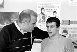 Boxer Charlie Magri training for an upcoming fight against Eleoncio Mercedes