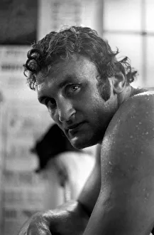 Boxer Joe Bugner in training. April 1974 S74-6639-001