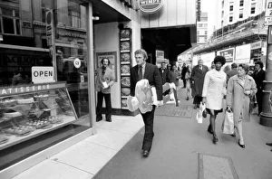 Boxer Joe Bugner on his way to a Press Conference at Londons Sportsmans Club