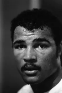 Boxer John Conteh seen here training for his fight against Jorge Victor Ahumada 3rd