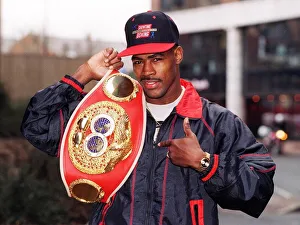 BOXER TOM BOOM BOOM JOHNSON WHO WILL FIGHT PRINCE NASEEM ON