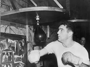 Boxing Joey Maxim American boxer training at jack Solomons Gym