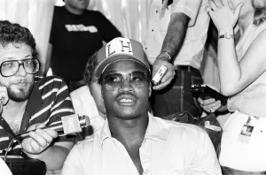 Boxing - Larry Holmes v Muhammad Ali - 1980 Larry Holmes at press Conference