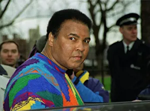 Portrait Posed Prints: Boxing legend Muhammad Ali ( Cassius Clay ) February 1999 in Brixton London