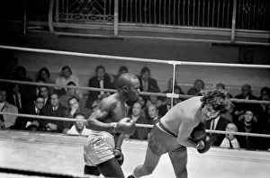 Boxing at Lime Grove Baths in Shepherds Bush, London Vic Andretti in action to