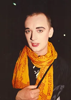 Boy George appears at the Powerhouse nightclub in Newcastle 8 June 1991