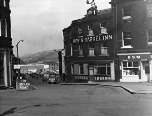 Sign Prints: The Boys and Barrel Inn on Beast Market, Huddersfield Circa June 1965