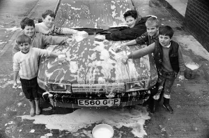 Boys from St Johns Church of England Junior and Infants School
