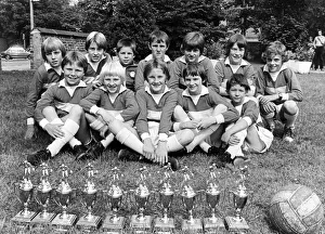 These boys from the Teesside junior football alliance won a friendly football match