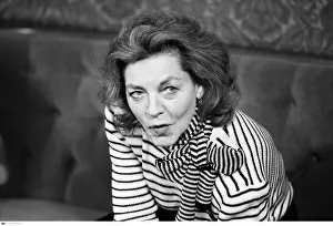 00730 Prints: BPM MEDIA FILER Lauren Bacall pictured at a press conference at Birmingham