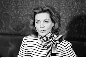 BPM MEDIA FILER Lauren Bacall pictured at a press conference at Birmingham