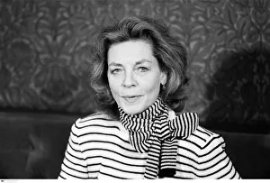 BPM MEDIA FILER Lauren Bacall pictured at a press conference at Birmingham