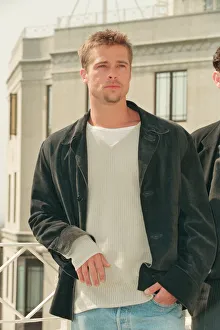00989 Prints: Brad Pitt at The Dorchester Hotel. Brad its in London to promote his new