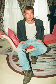 00989 Prints: Brad Pitt at The Dorchester Hotel. Brad its in London to promote his new