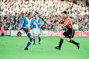 00843 Prints: Bradford 2-2 Middlesbrough, League Division One match at Valley Parade