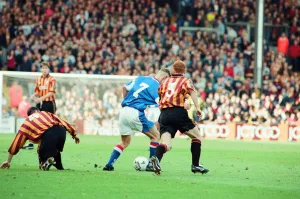 00843 Prints: Bradford 2-2 Middlesbrough, League Division One match at Valley Parade