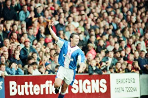 00843 Prints: Bradford 2-2 Middlesbrough, League Division One match at Valley Parade