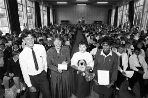 Hall Prints: Brain games... pupils at Rawthorpe High School have raised more than &pound